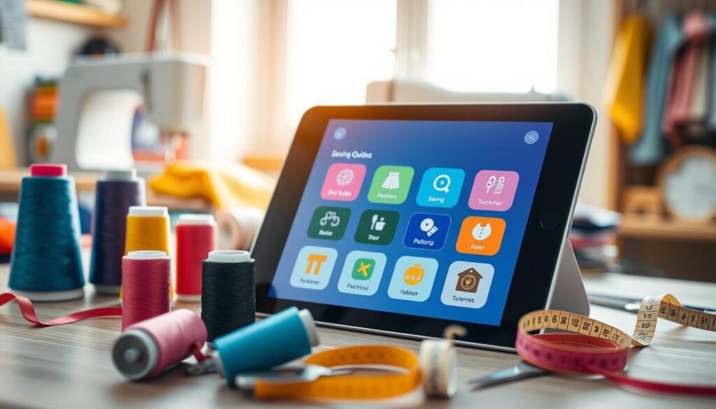 funcionalidades apps costura