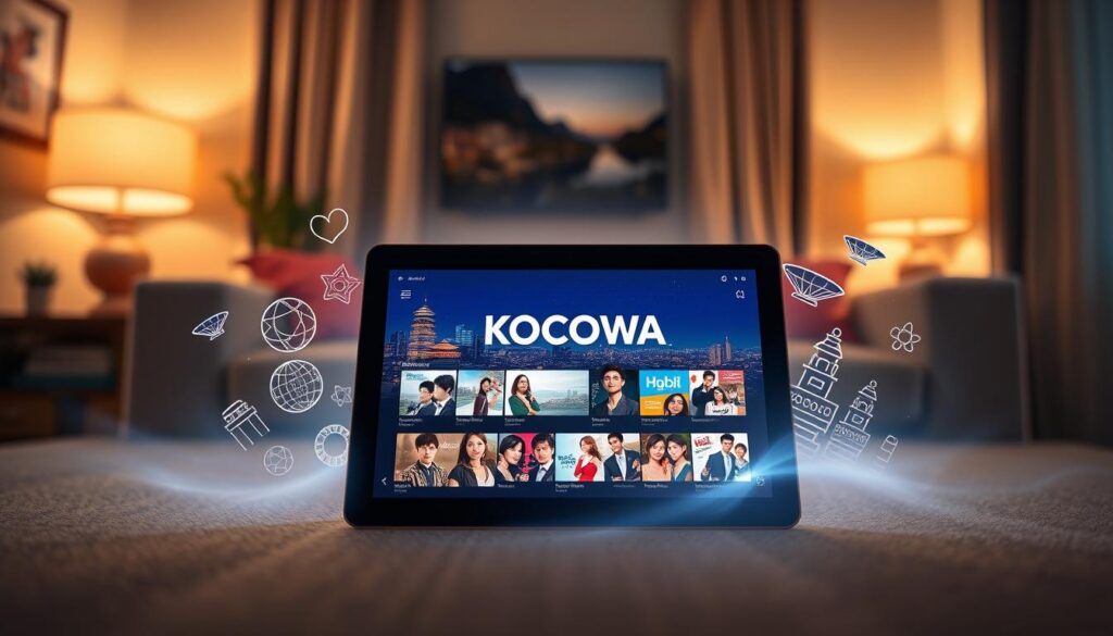 plataforma KOCOWA para conteúdos coreanos