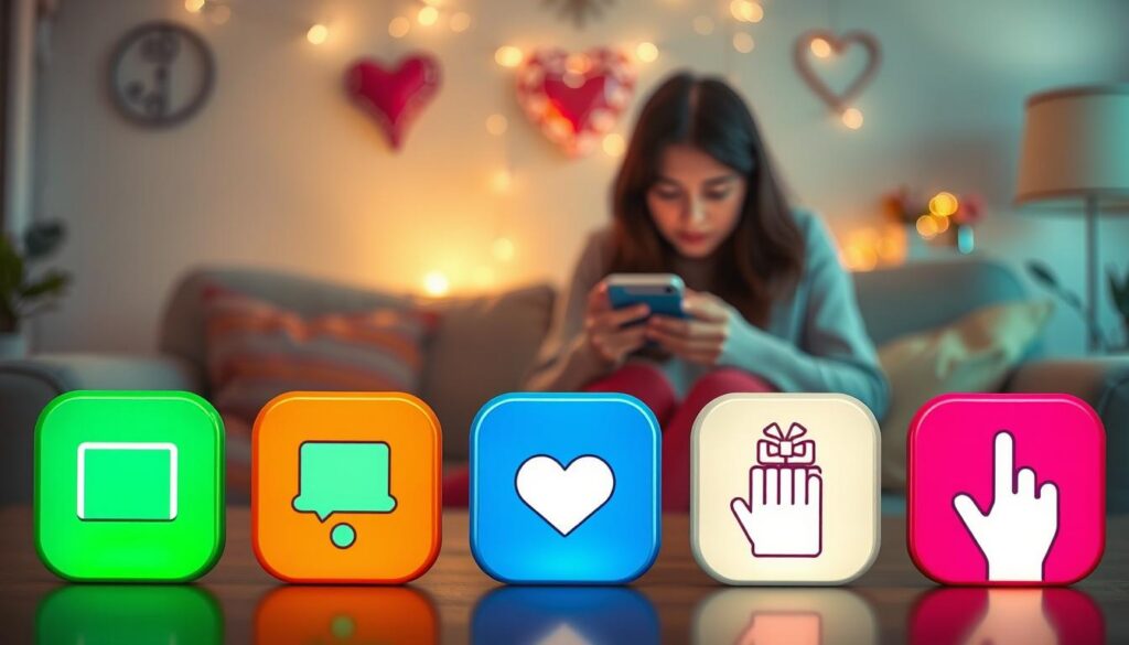 recursos de aplicativos para casais